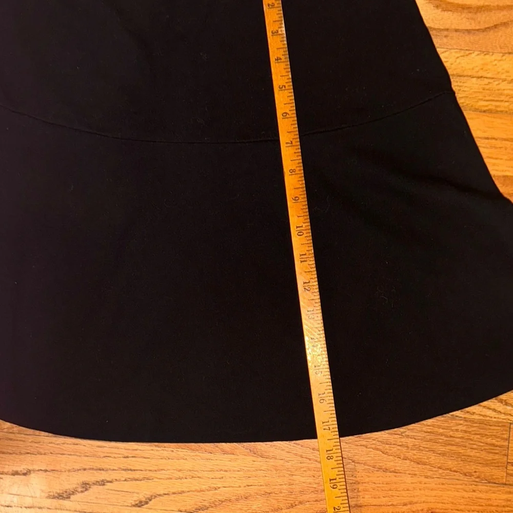 Garnet Hill‎ Womens A-Line Above Knee Black Skirt Size Medium